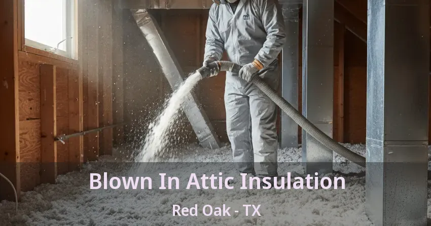Blown In Attic Insulation Red Oak - TX