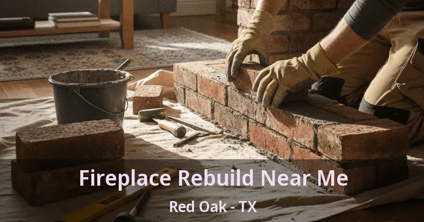Fireplace Rebuild Near Me Red Oak - TX