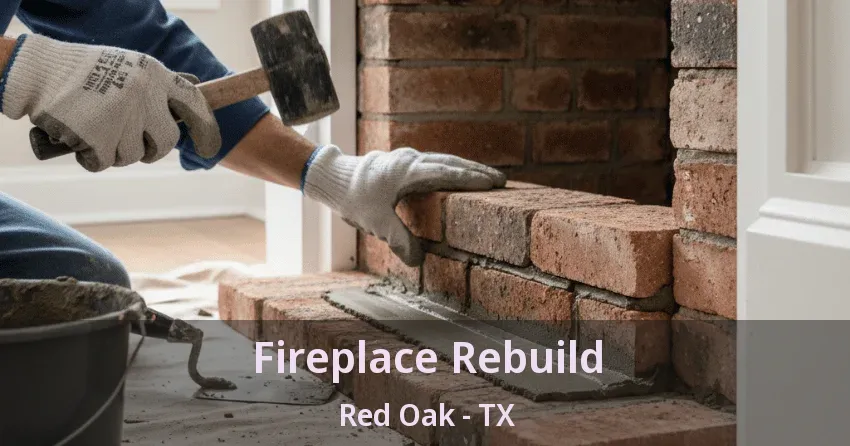 Fireplace Rebuild Red Oak - TX