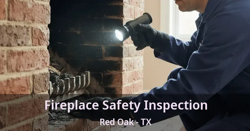 Fireplace Safety Inspection Red Oak - TX