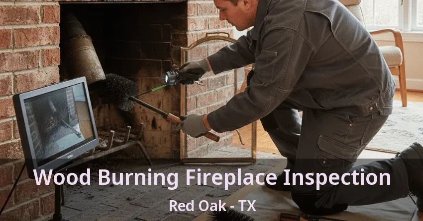 Wood Burning Fireplace Inspection Red Oak - TX